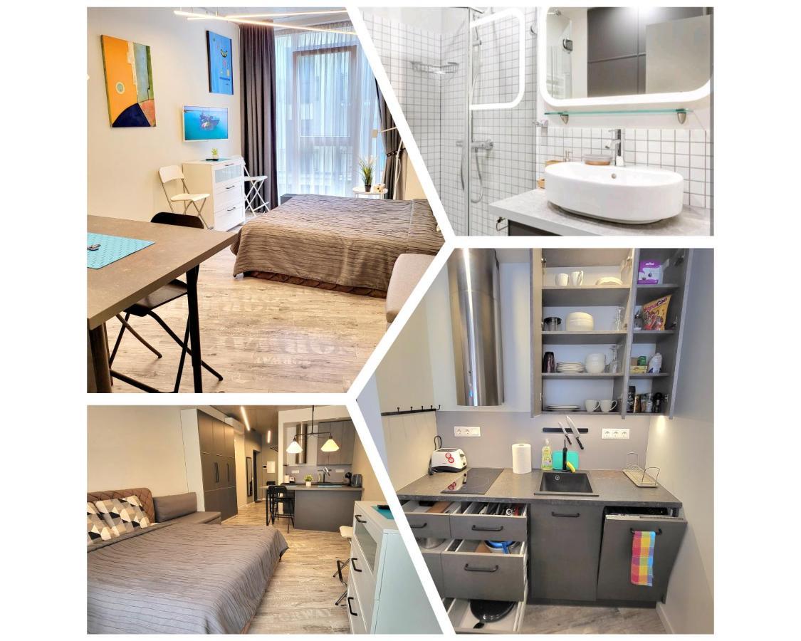Happy Inn Laime Studio, Self Check-In-24-7, A-C, Parking-In-The-Underground-Garage VNO Exterior foto