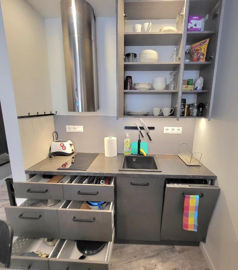 Happy Inn Laime Studio, Self Check-In-24-7, A-C, Parking-In-The-Underground-Garage VNO Exterior foto